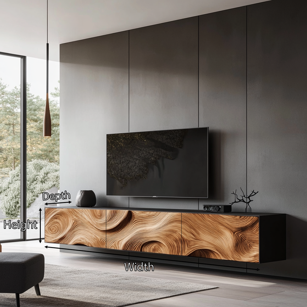 Handcrafted Console Cabinet For Entryway Decor