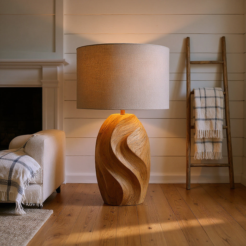 Coastal Sculptural Lamp Dining Room Kitchen Island Corner Space