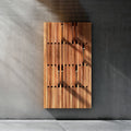 Piano Wall Coat Rack, Oak or Walnut Solid Wood Hat Rack