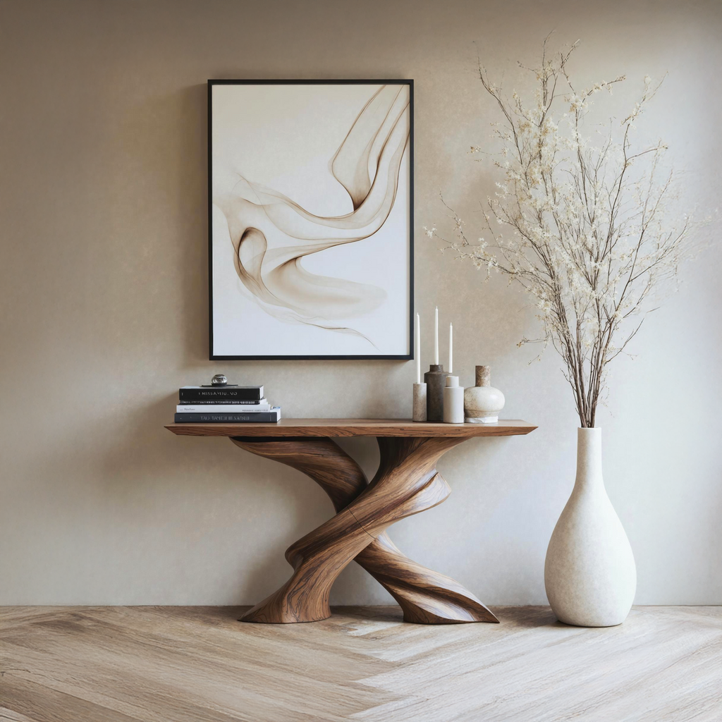 Farmhouse Style Console Table Entryway Decor