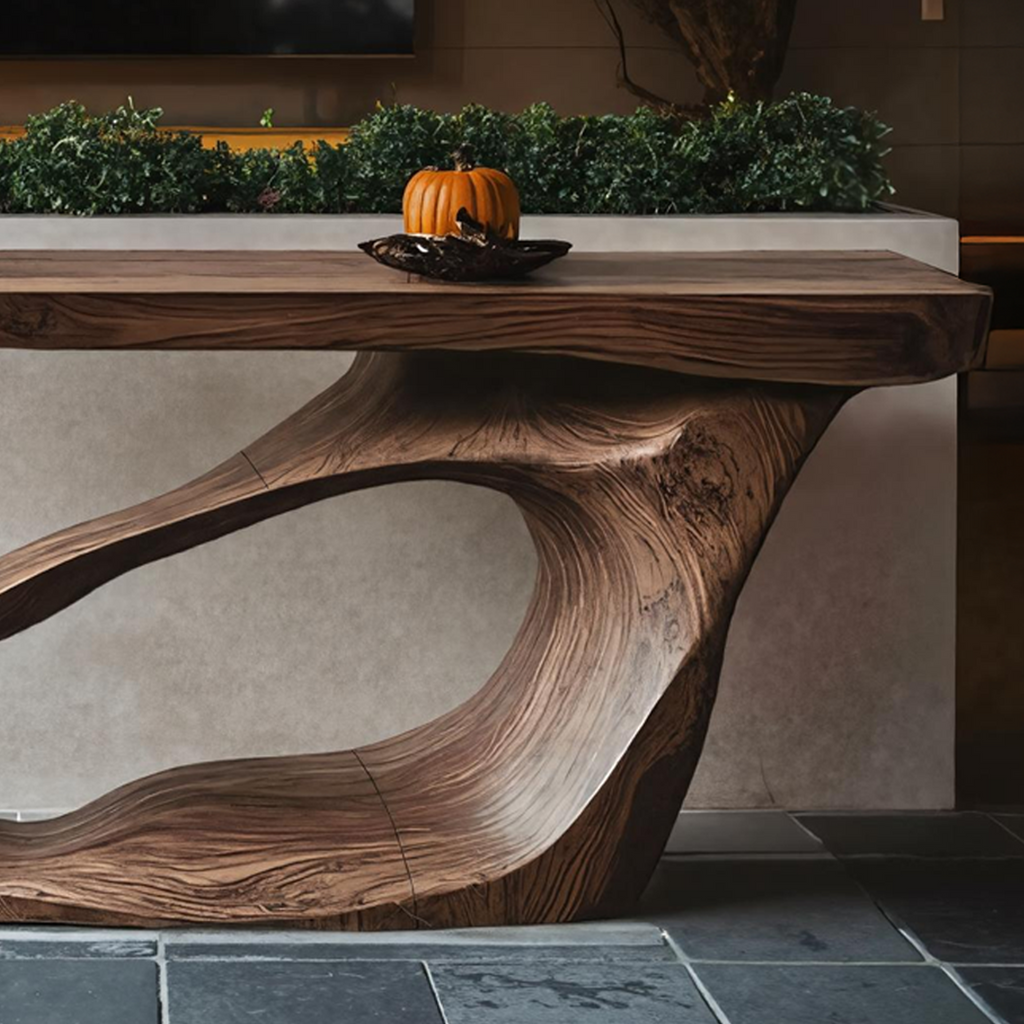 Handcrafted Live Edge Entryway Table For Furniture Decor Halloween Ideas