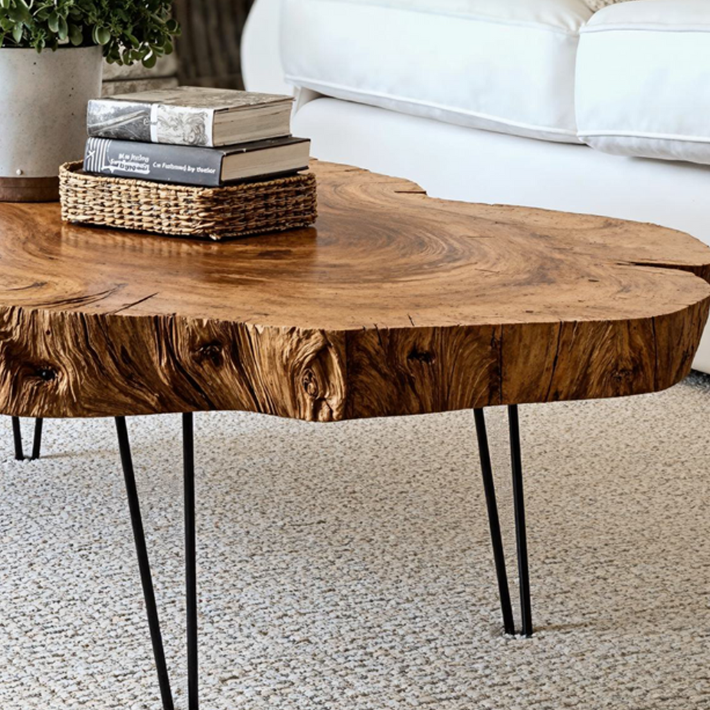 Handcrafted Coffee Table Wood Coffee Table