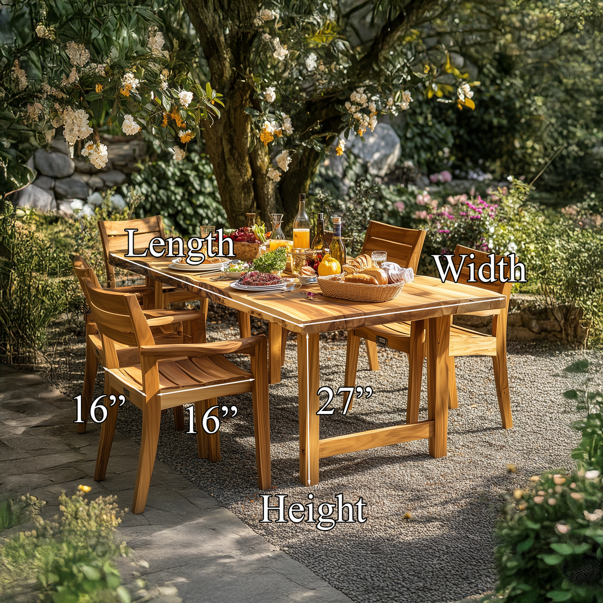 Garden Dining Set Garden Decor Office Decor Gift Set