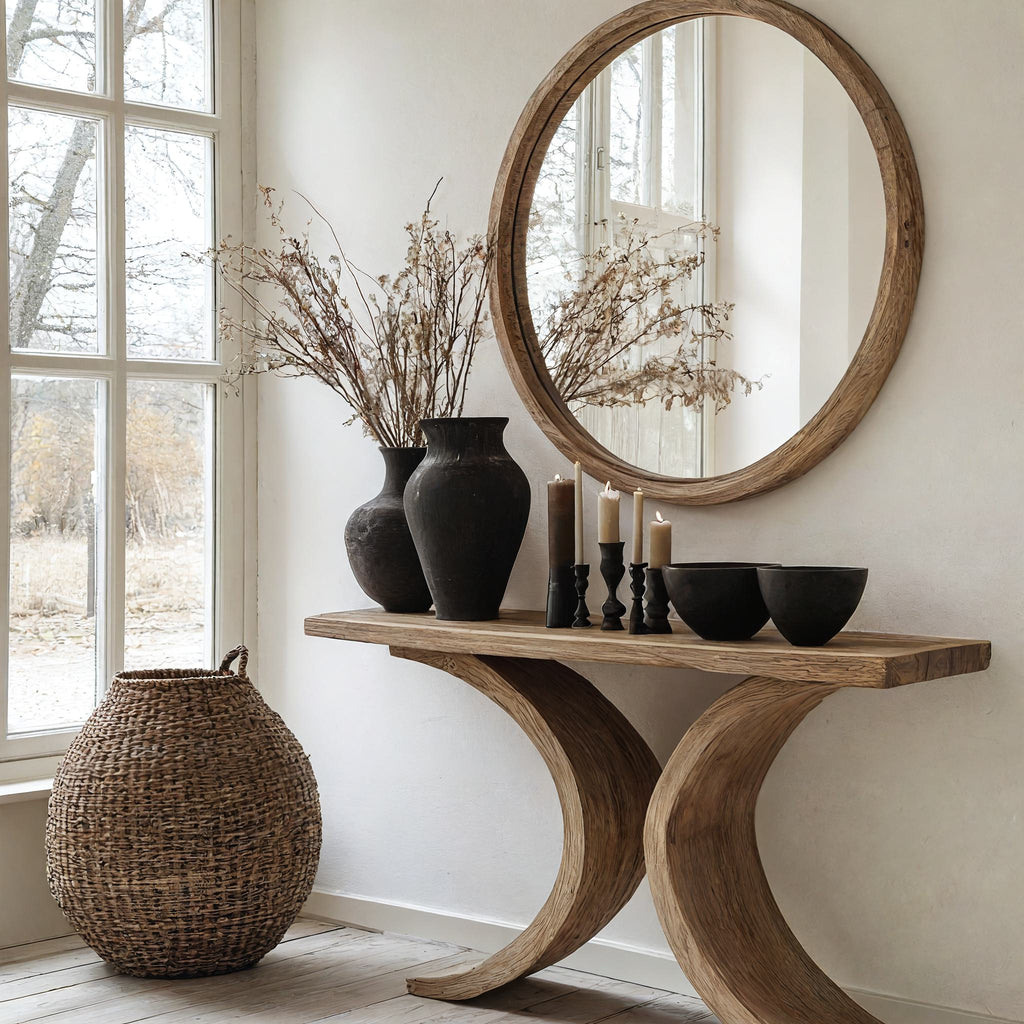 Living Edge Console Table Modern
