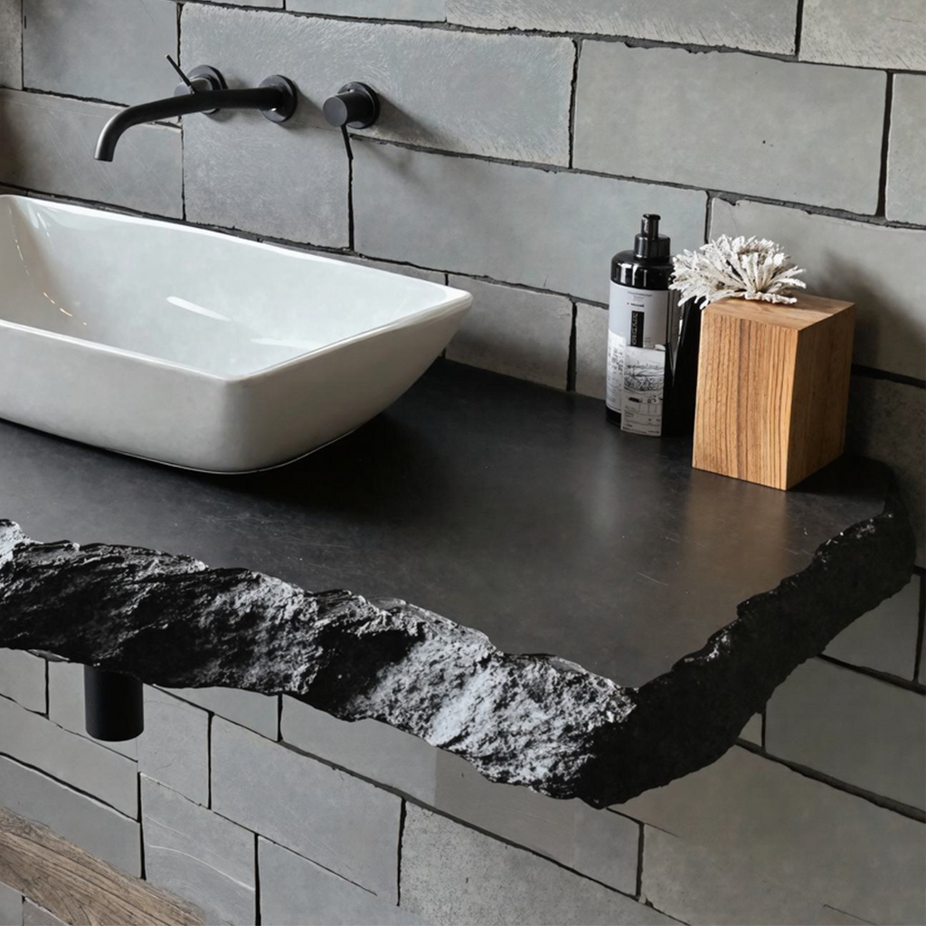 Live Edge Natural Bathroom Vanity