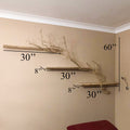 Live Edge Tree Branch Floating Shelf