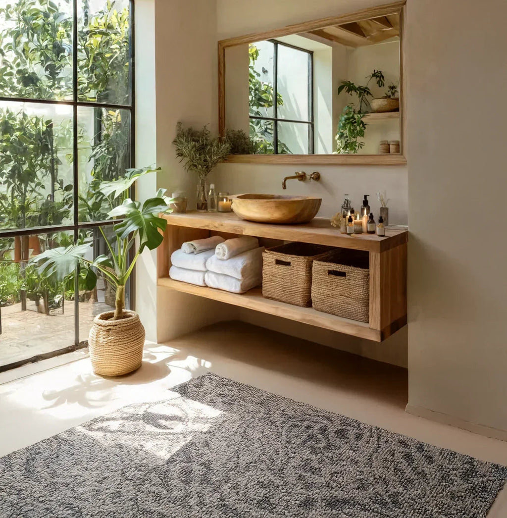 Rustic Floating Bathroom Vanity