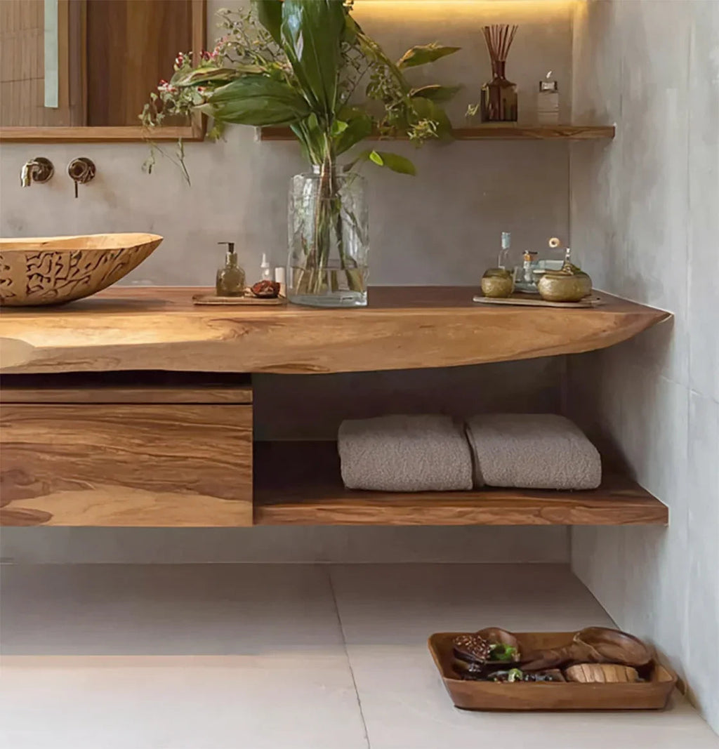 Live Edge Floating Vanity