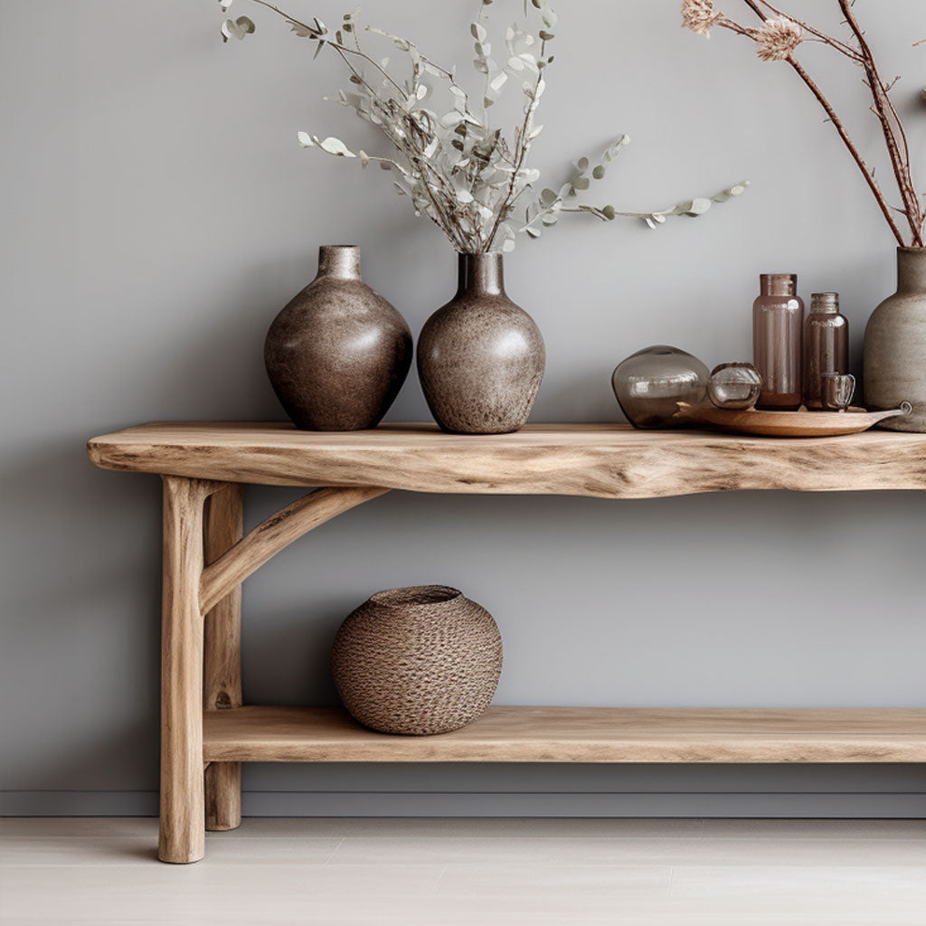 Custom Farmhouse Console Table For Rustic Home Decor