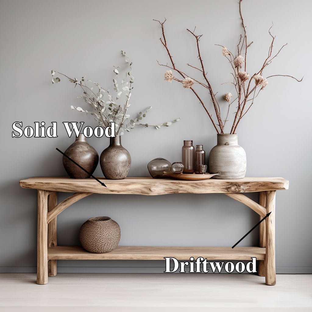 Custom Farmhouse Console Table For Rustic Home Decor