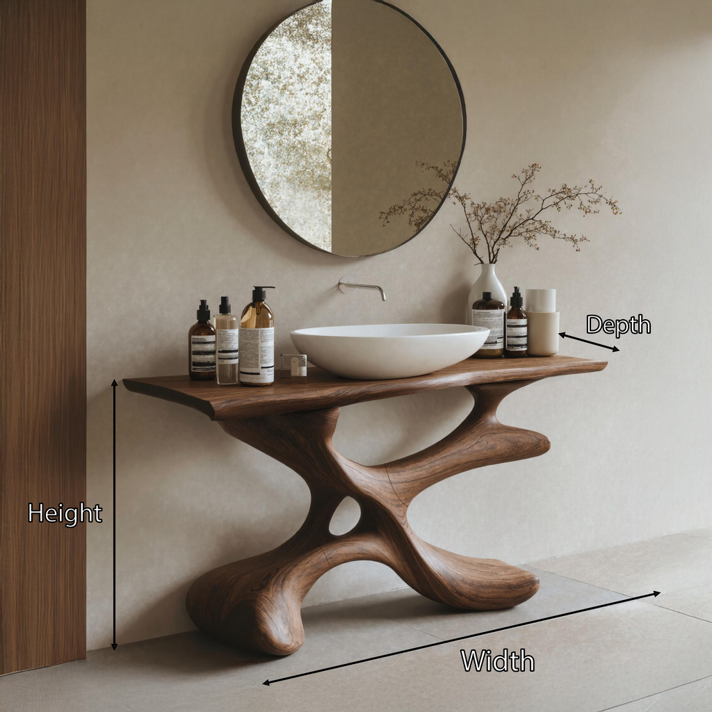 Handcrafted Bathroom Vanity For Furniture Decor Style