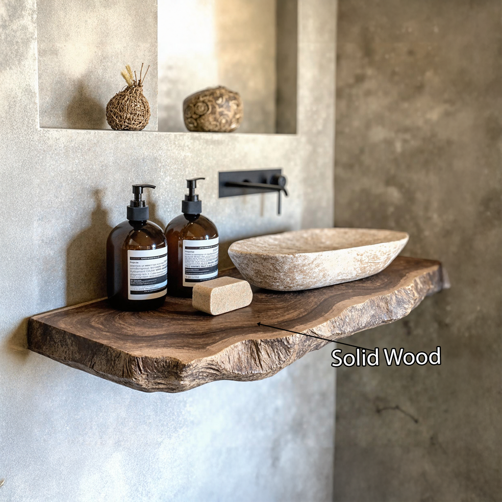 Live Edge Bathroom Vanity