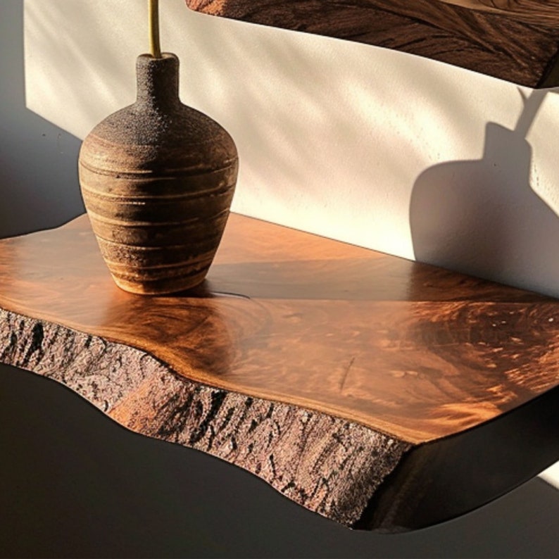 Live Edge Floating Shelves
