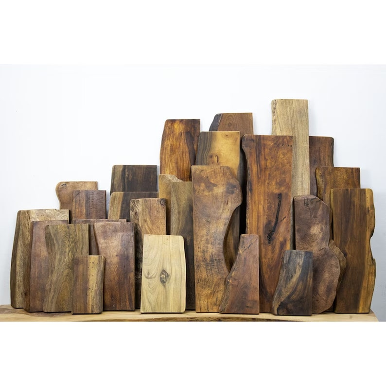 Floating Wood Shelf Live Edge