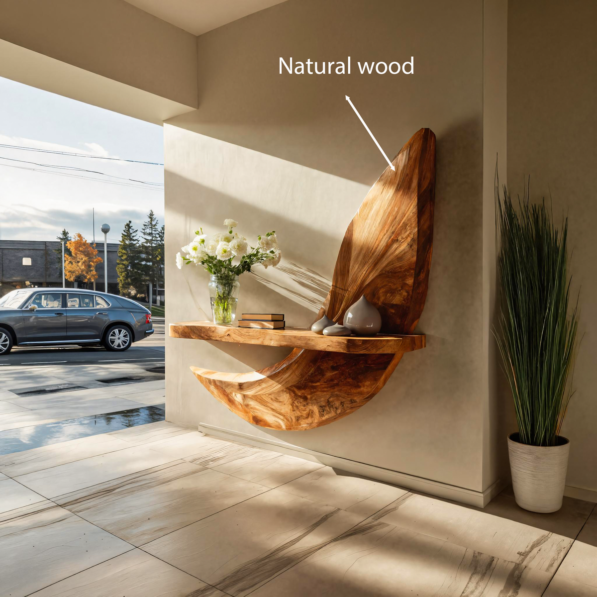 Artisan Display Shelf For Living Spaces