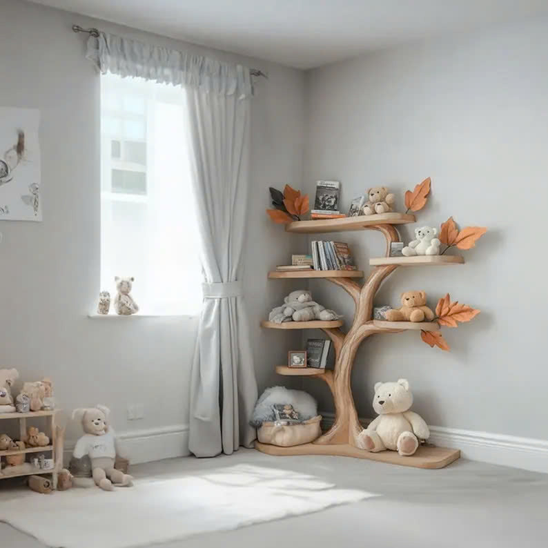 Kid Bookshelf Handmade House Warming Decor Gift
