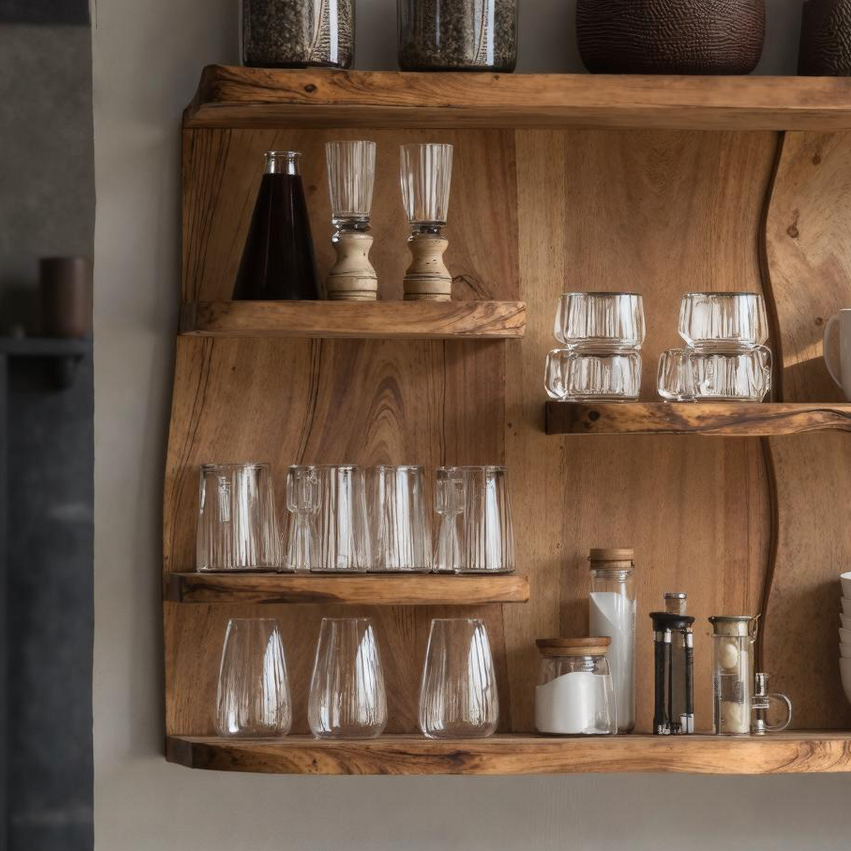 Farmhouse Wooden Kitchen Cabinet For Furniture Decor