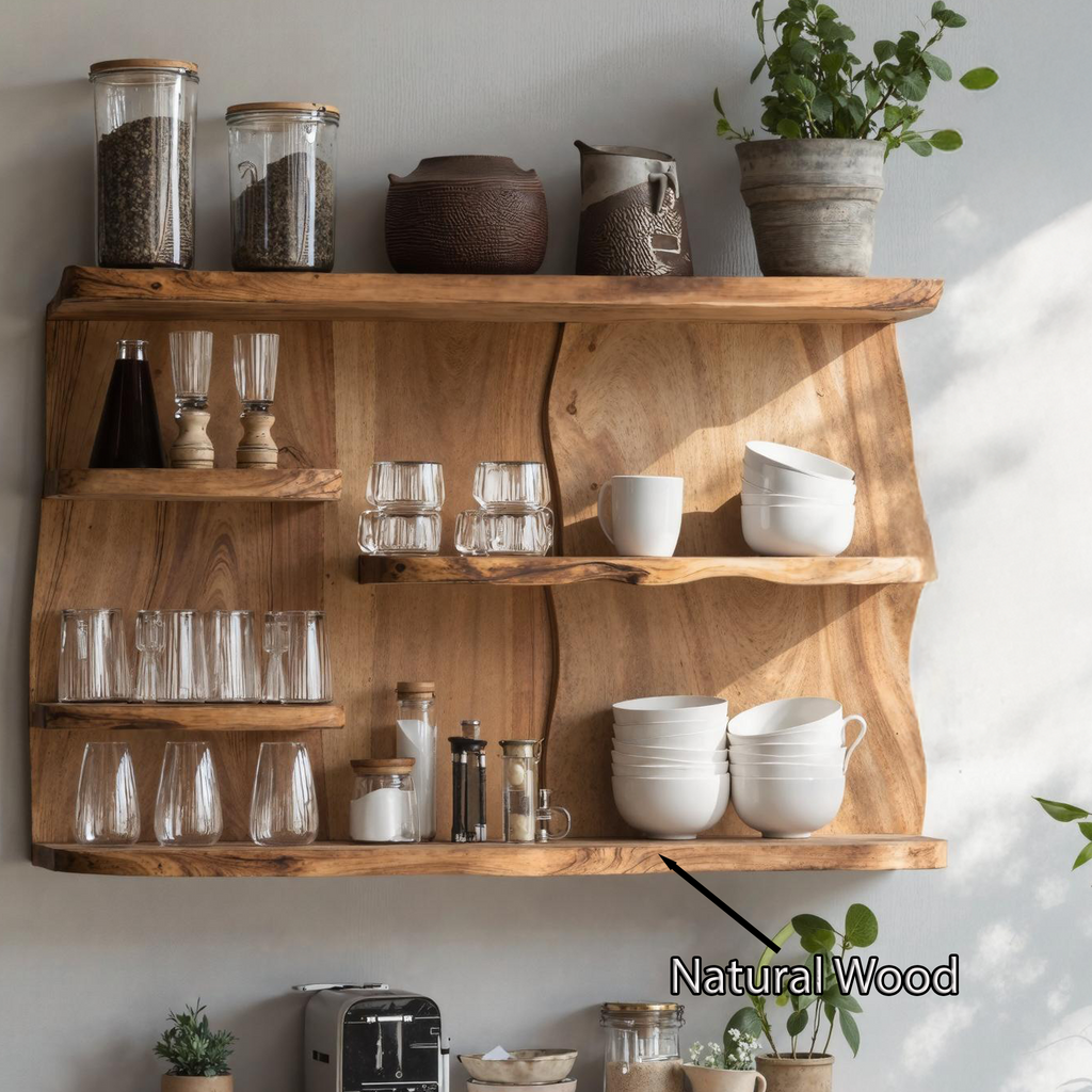 Farmhouse Wooden Kitchen Cabinet For Furniture Decor