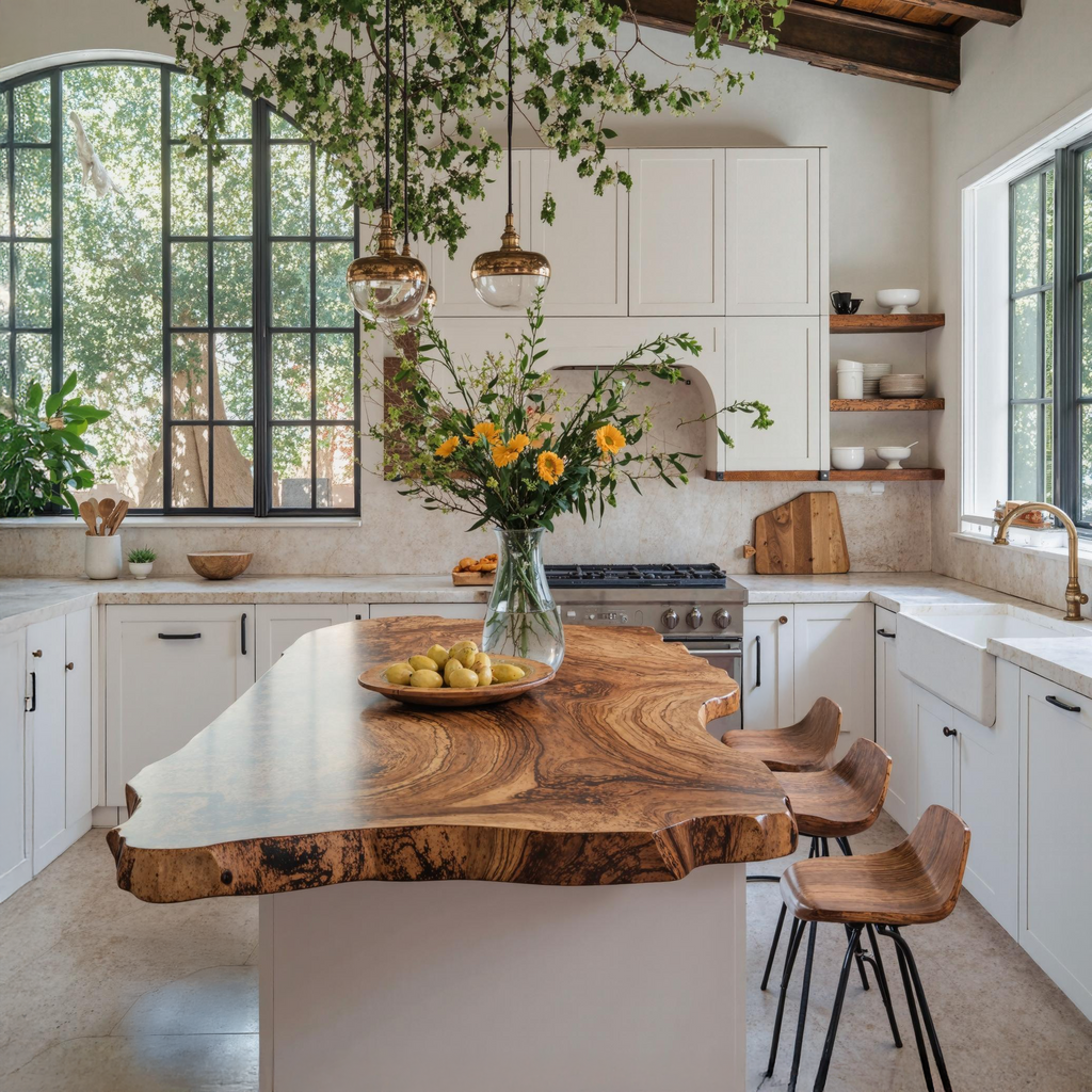Farmhouse Kitchen Countertop For Dining Room