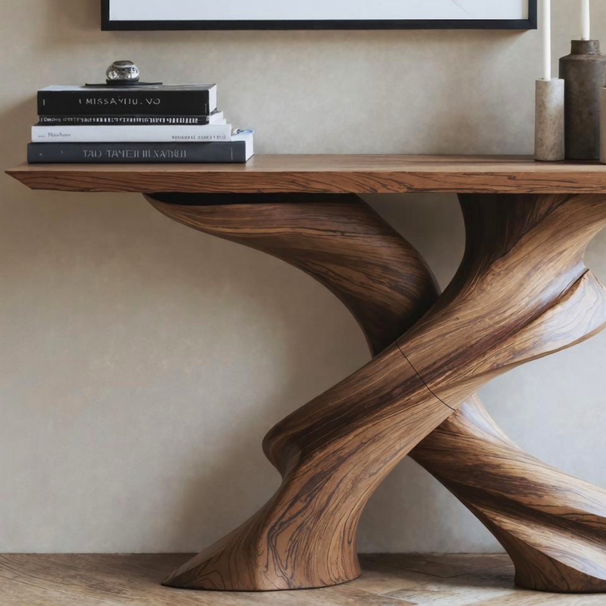 Farmhouse Style Console Table Entryway Decor