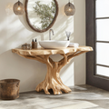 Live Edge Bathroom Vanity, Natural Wood Farmhouse Vanity Top