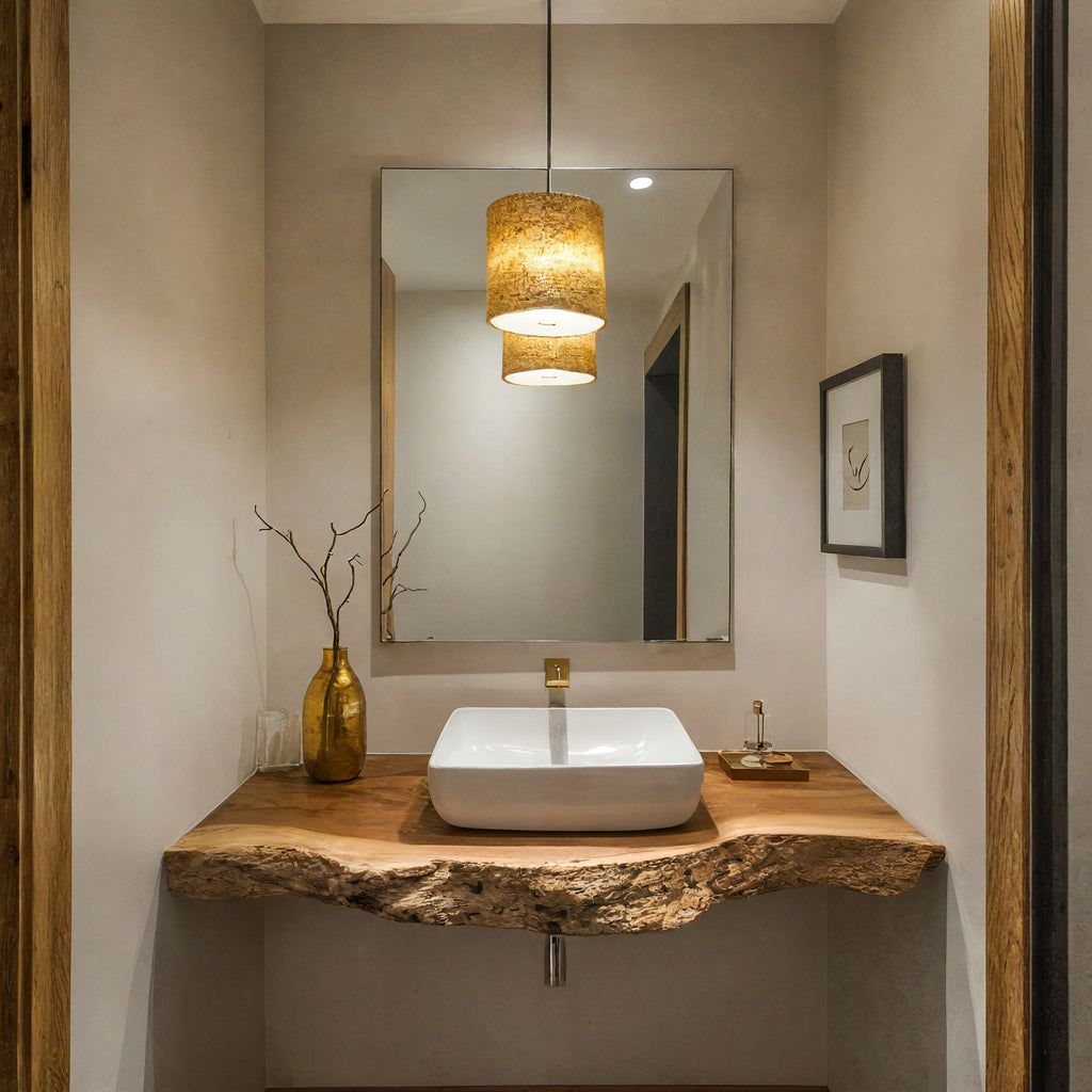 Handcrafted Wooden Vanity For Bathroom Furniture