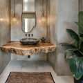 Farmhouse Style Floating Vanity Shelf For Cozy Bathrooms