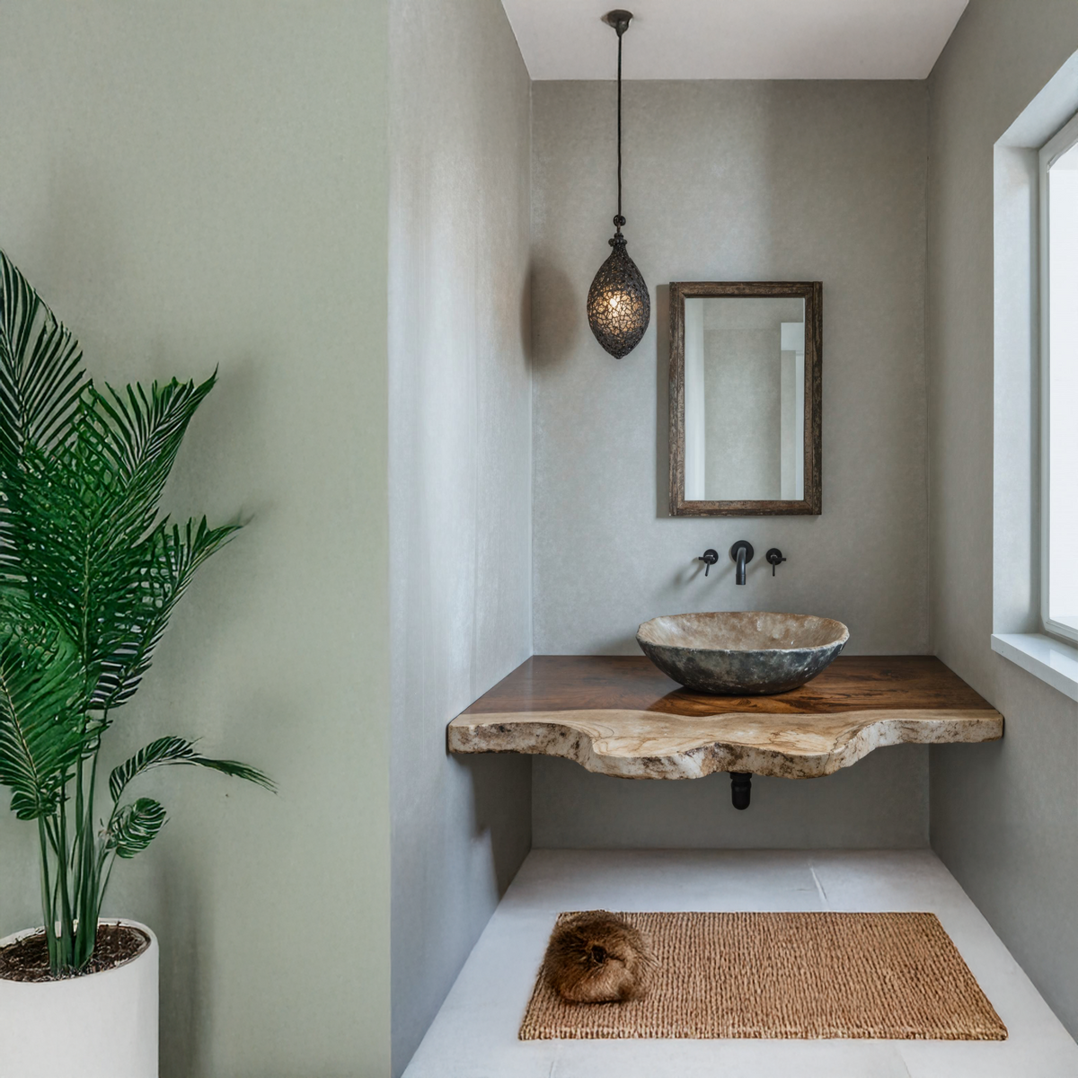 Elegant Rustic Bathroom Floating Shelves For Bathroom Organization