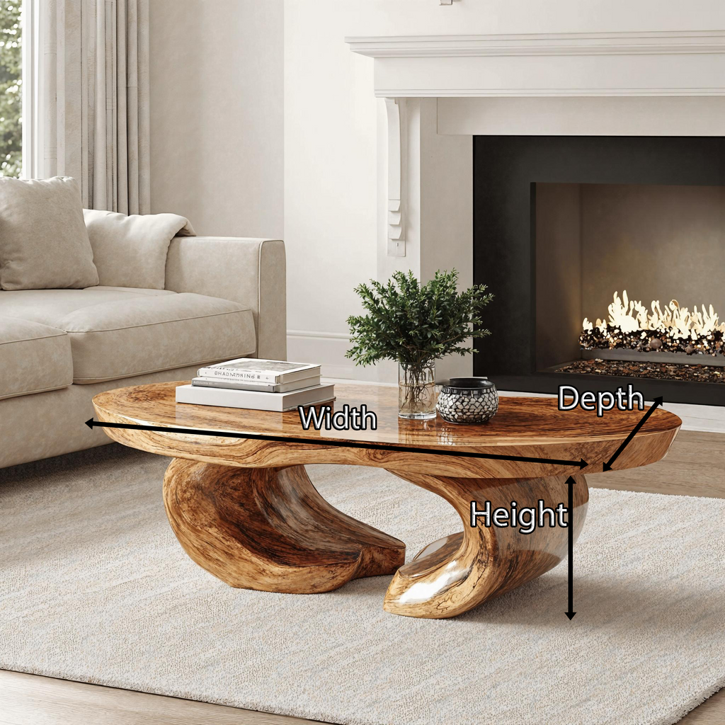 Handmade Wood Coffee Table Luxury Craftsmanship