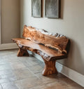 Live Edge Solid Wood Bench