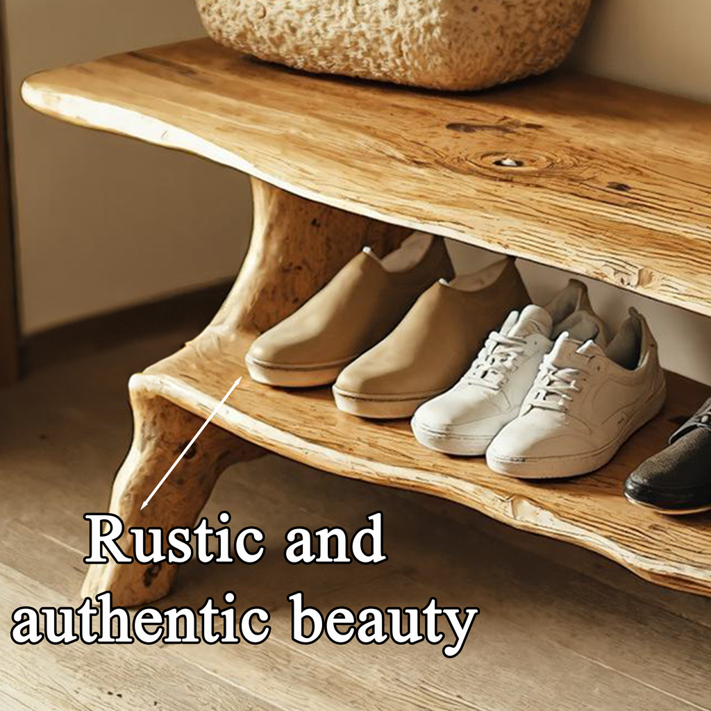 Handmade Hallway Bench Shoe Rack