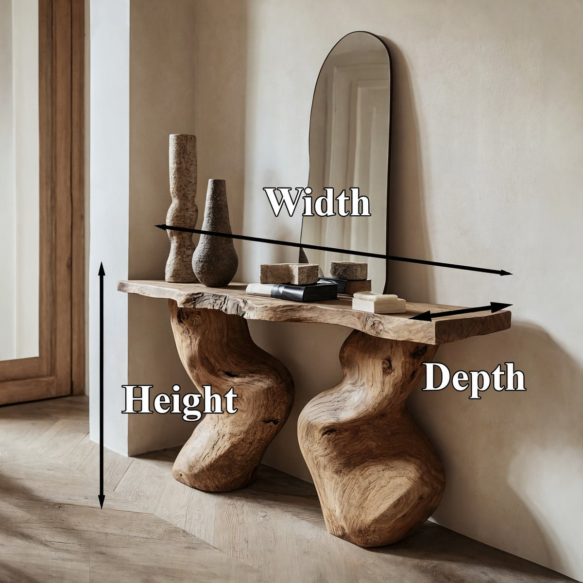 Entryway Table Solid Wood