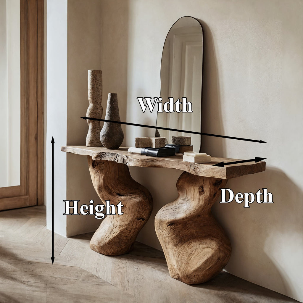 Entryway Table Solid Wood