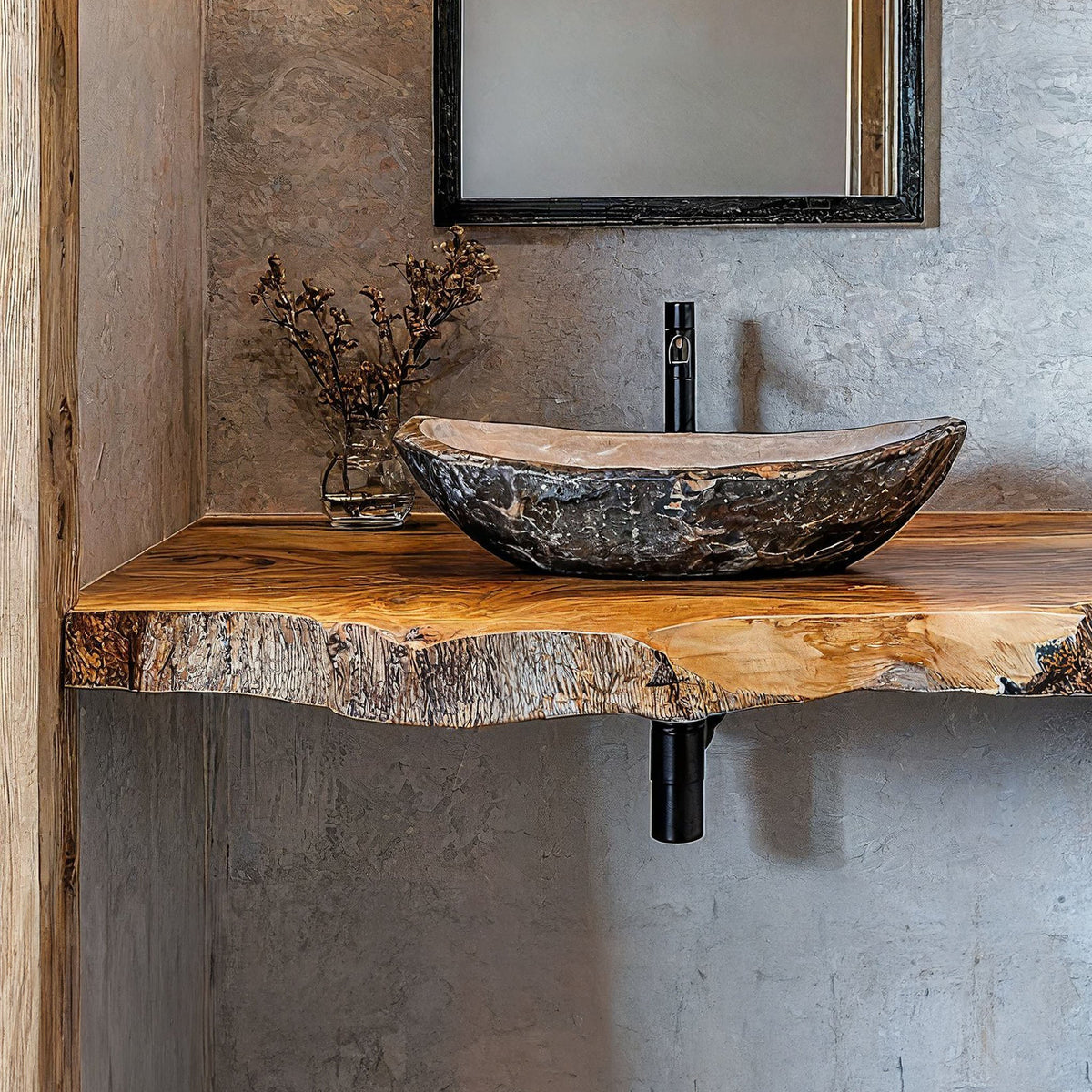 Farmhouse Wooden Vanity Bathroom Decor Ideas