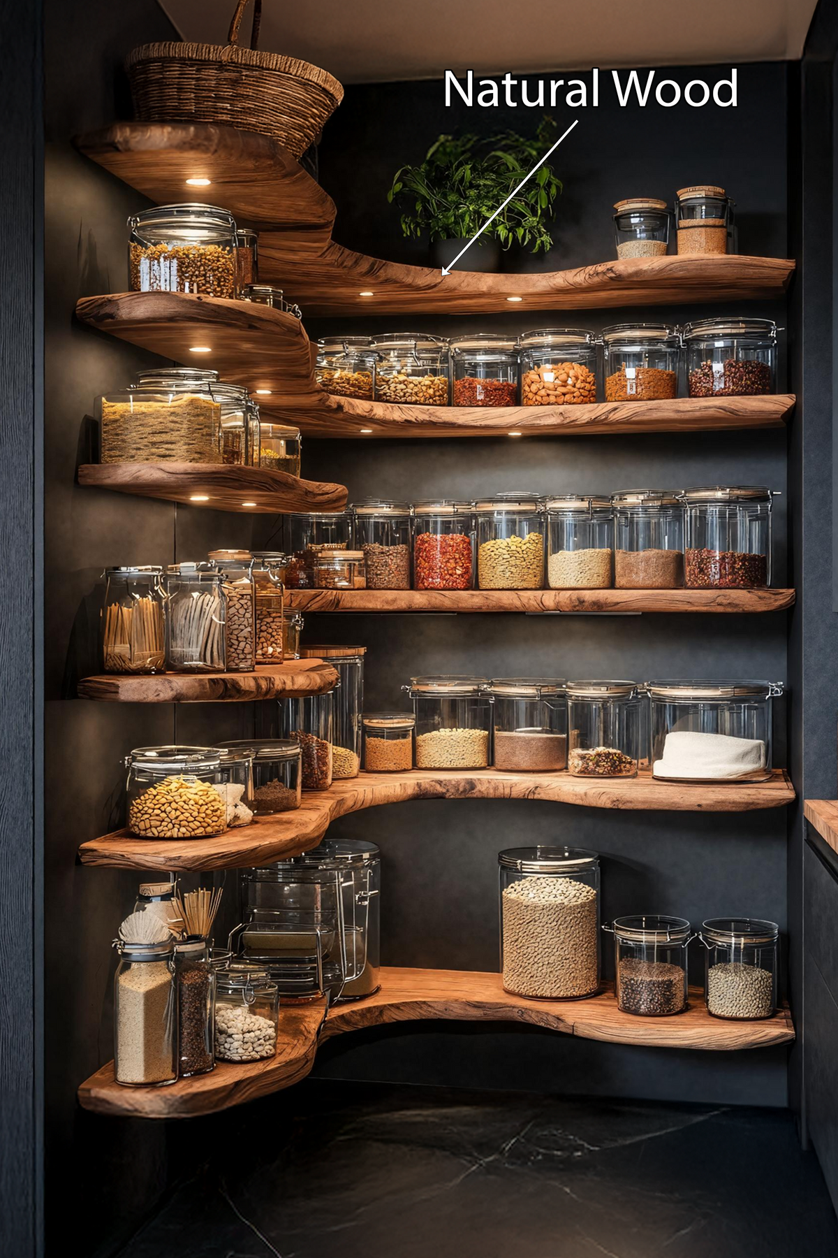 Handcrafted Kitchen Cabinet Organizer For Entryway Design
