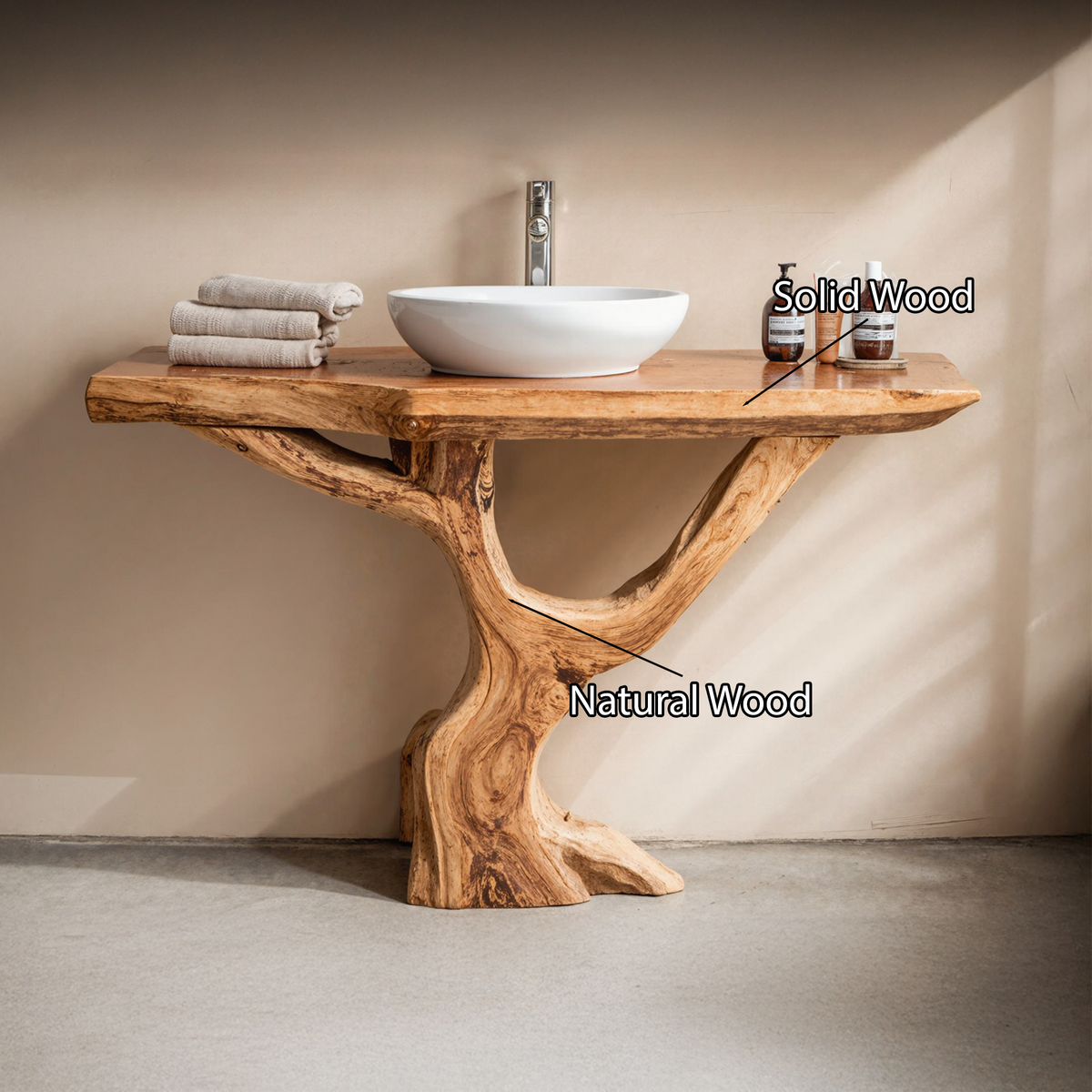 Live Edge Vanity Vessel