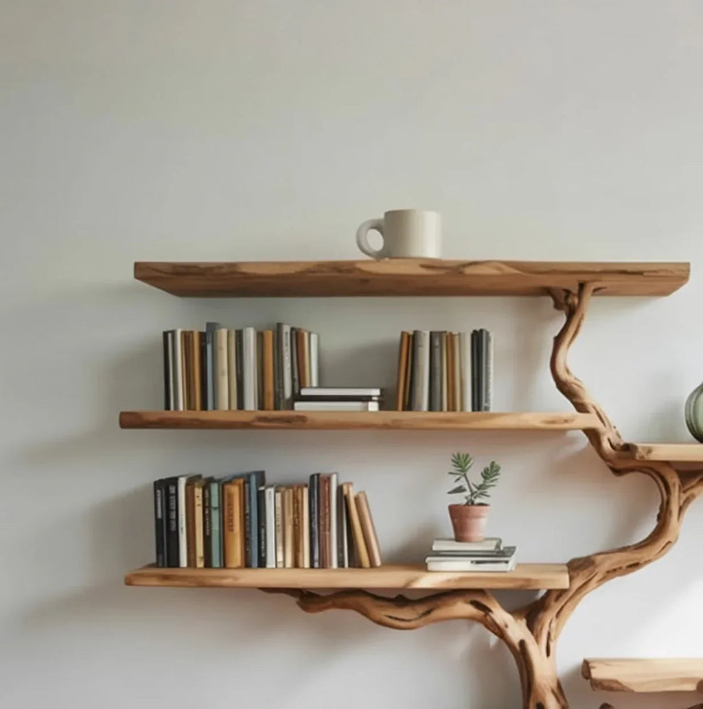 Tree Branch Floating Bookshelf