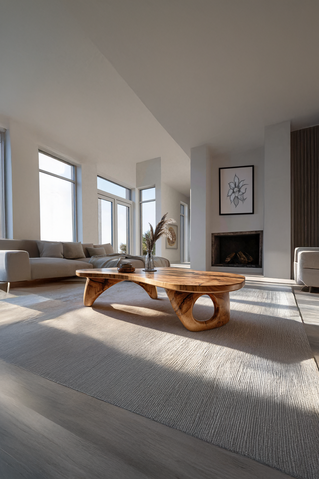 Farmhouse Live Edge Coffee Table For Entryway Design Space