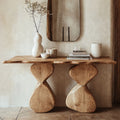 Entryway Console Table Solid Wood