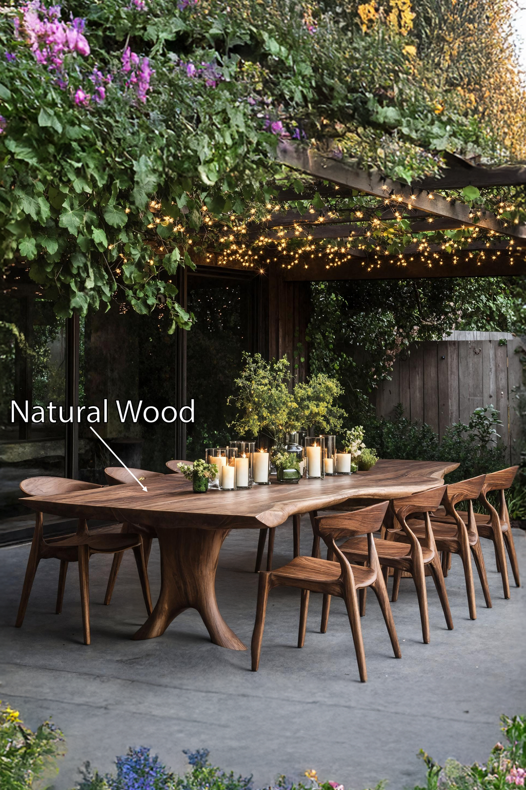 Farmhouse Wood Dining Table For Home Furniture