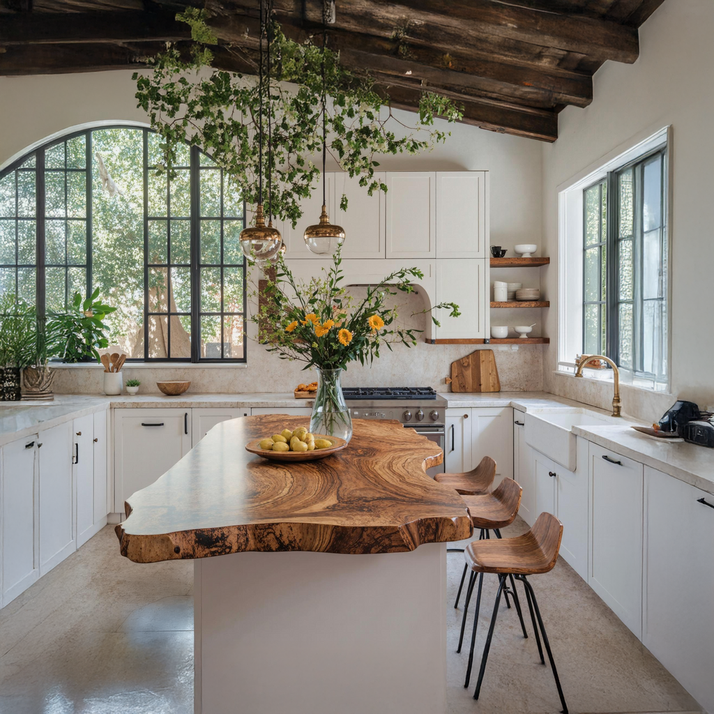 Farmhouse Kitchen Countertop For Dining Room