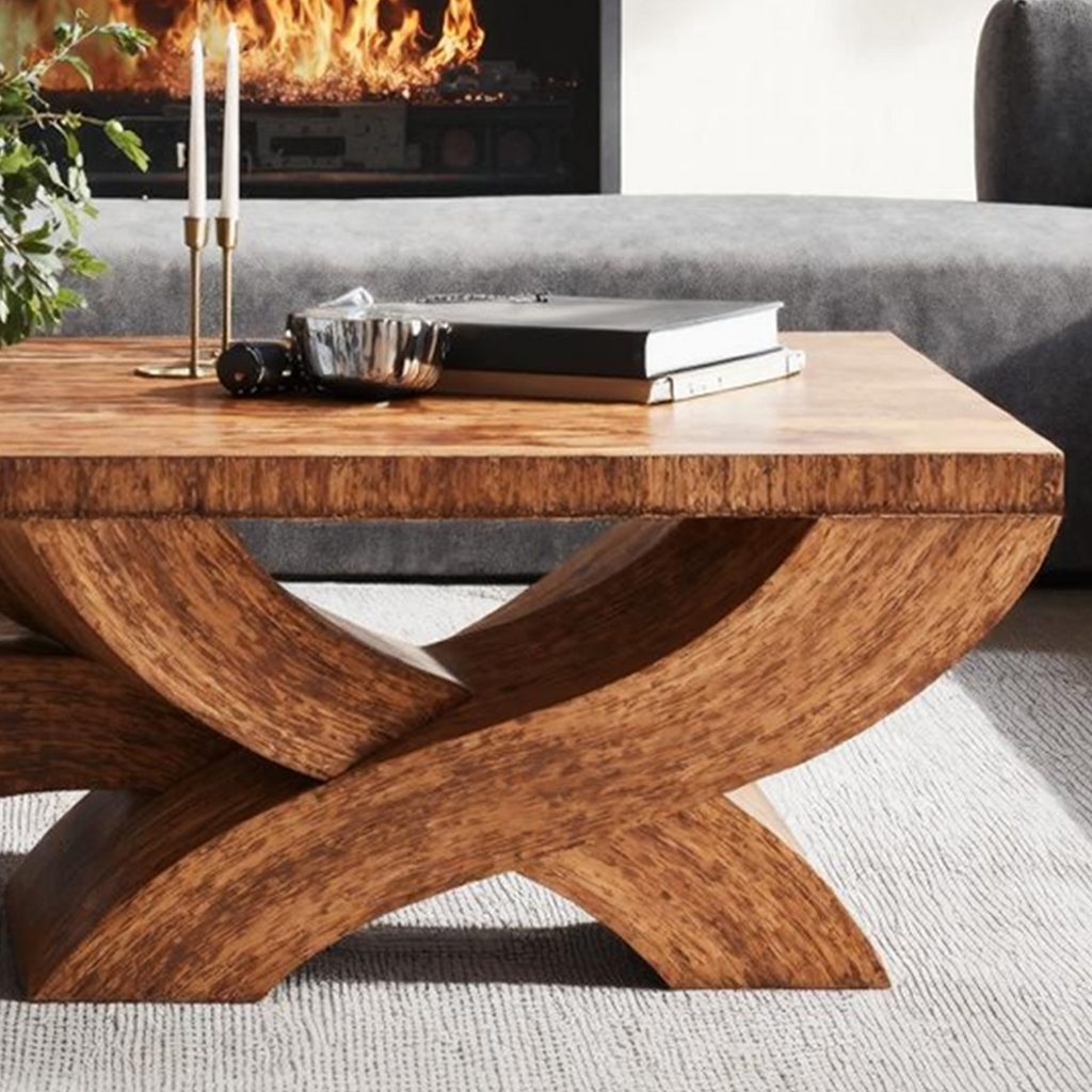 Handcrafted Coffee Table For Warm Wood Ambience