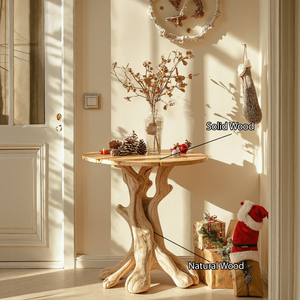 Farmhouse End Table Christmas End Table